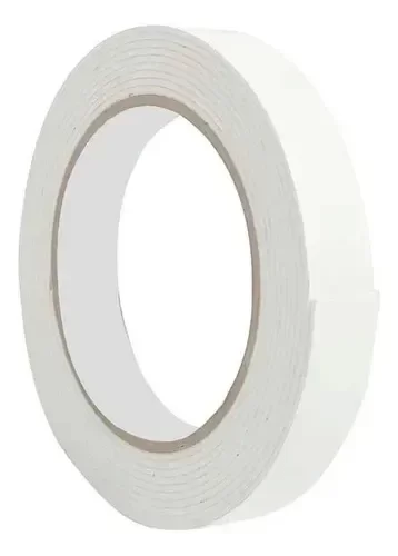 Producto - Cinta Doble Faz Bifaz De Espuma  18mm x 5 metros