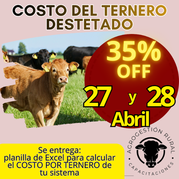 Producto - Taller Online: Costo del Ternero
