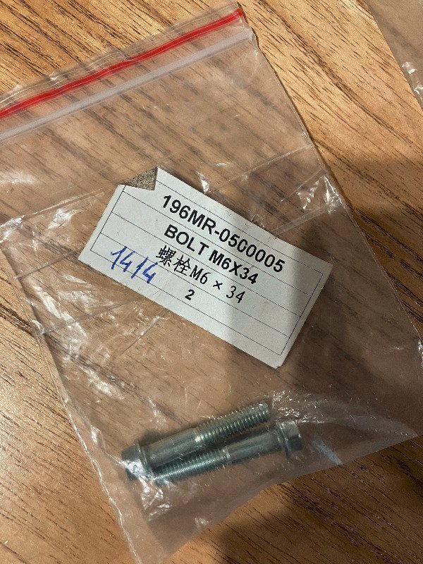 Producto - 1414 - Tornillo M6x34