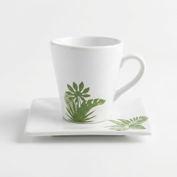 Producto - TAZA-PLATO CUADRADO