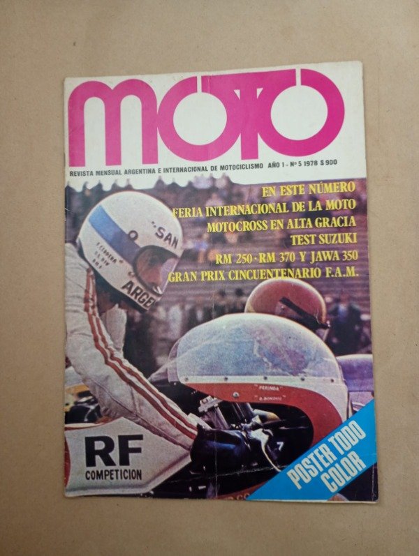 Producto - Moto #5 Feria internacional de la moto - 1978