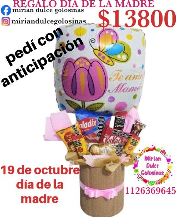 Producto - Regalo box con golosinas día de la madre