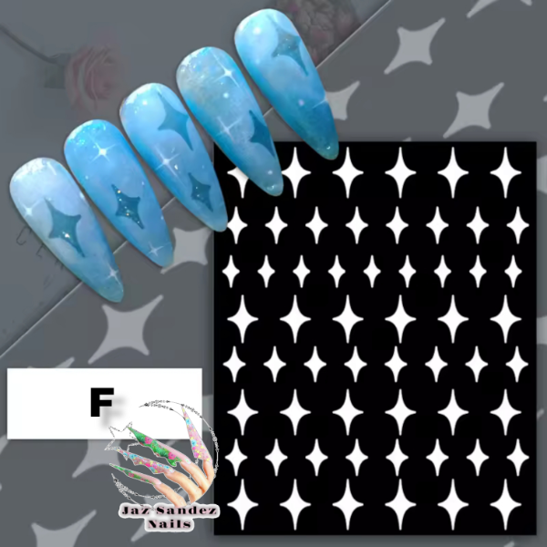 Producto - STICKER STENCIL "F"