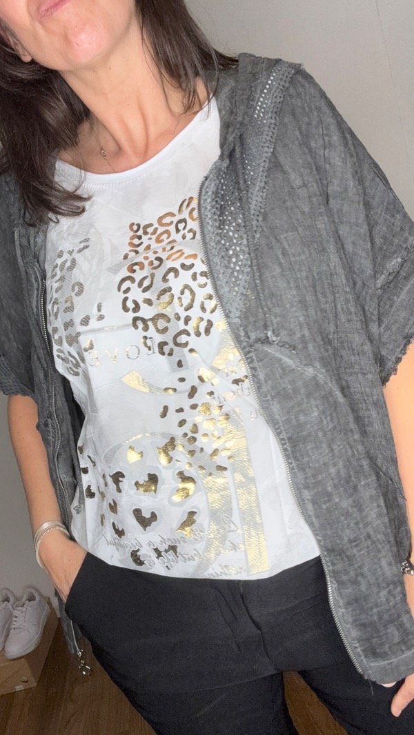 Producto - Campera de lino Francesca