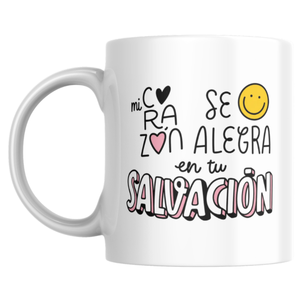 Producto - Taza - mi corazon se alegra en tu salvacion - 0