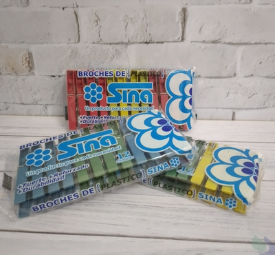 Producto - Broches plásticos x 12 docenas