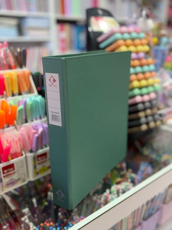 Producto - Carpeta A4 2x40 the pel - metalizada verde