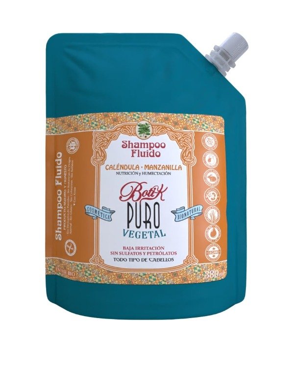 Producto - BIO CHAMPOO - CALENDULA MANZANILLA- NORMAL O SECO- BOTIK- env biod 380GR