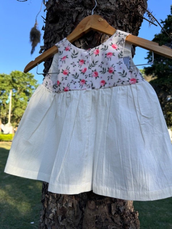 Producto - Vestido de tusor Floreado - 4