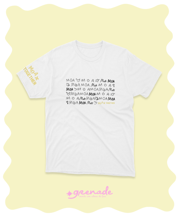 Remera "moa x together" TXT