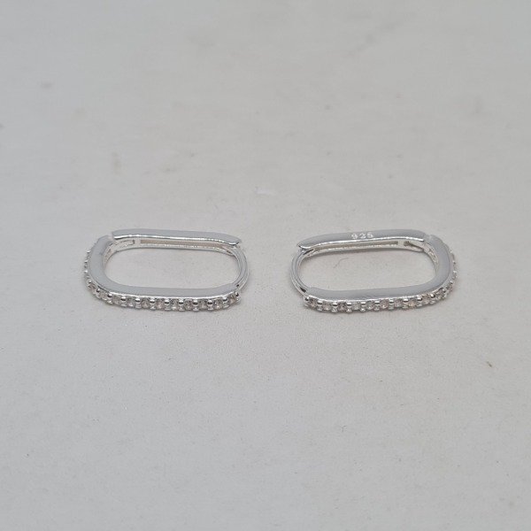 Producto - Argolla rectangular con cubic 7mm - 0