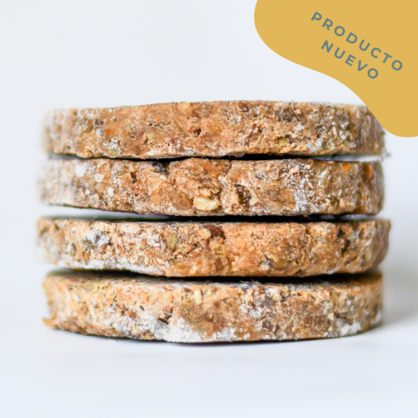 Producto - Hamburguesa porotos, batata y puerros x4