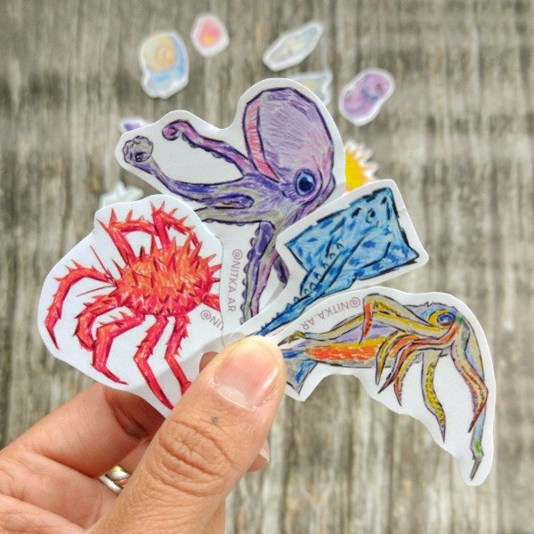 Producto - Cañón Mar del Plata (pack de stickers)