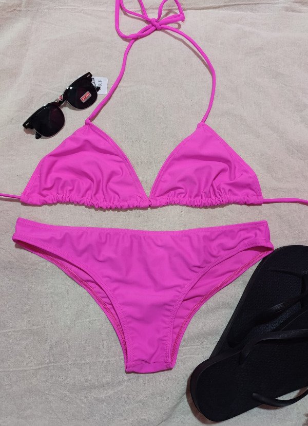 Producto - Bikini con vedetina fucsia