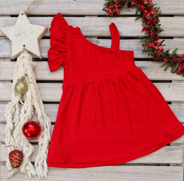 Producto - Vestido Rojo 1 Hombro