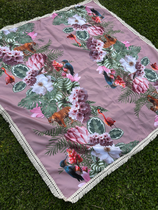 Producto - Lona jardin del tigre rosa
