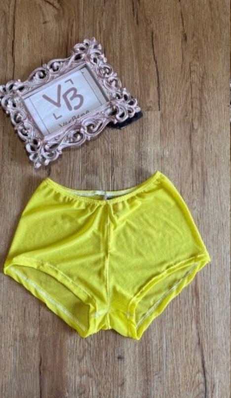 Producto - Short full Microtul amarillo