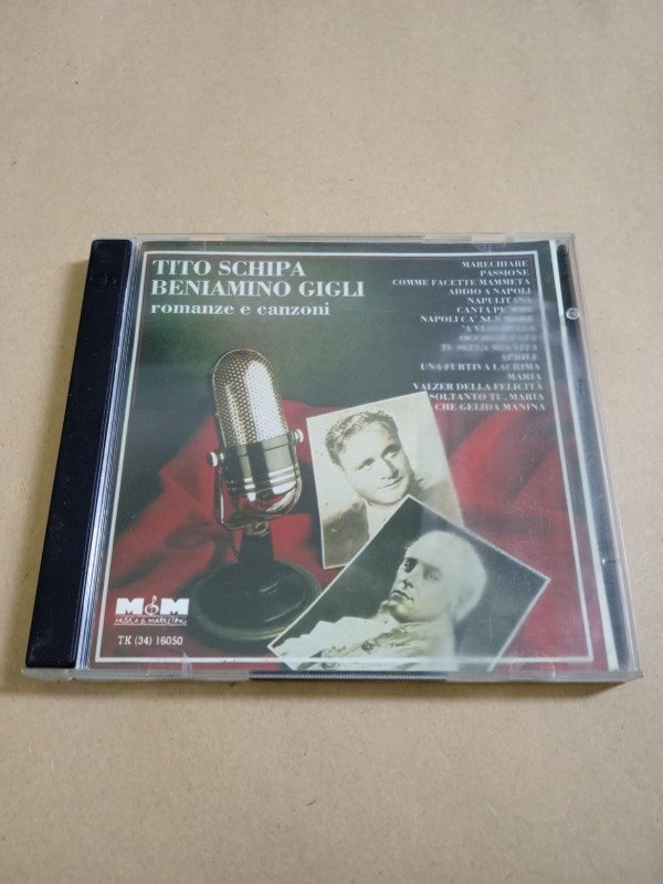 Producto - Romanze e canzoni - Tito Schipa Beniamino Gigli - MM 1992 - 0