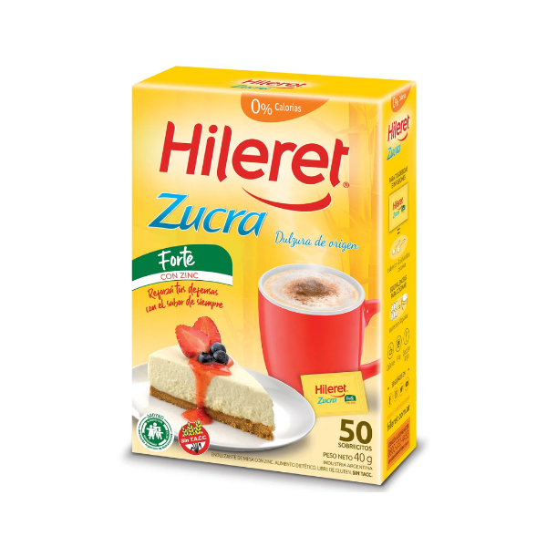 Producto - HILERET ZUCRA EDULCORANTE 50 SOBRES
