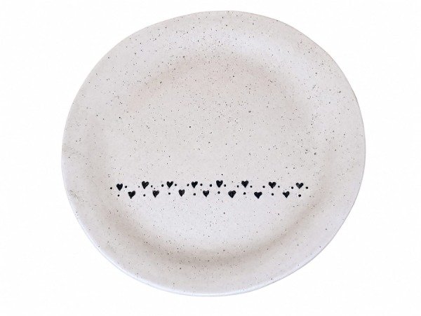 Producto - Plato Puntos y Corazones