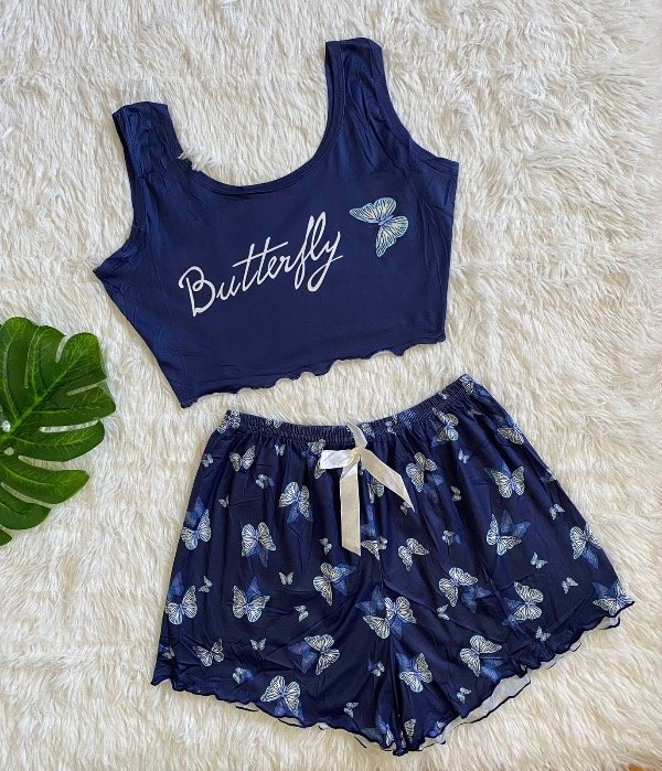 Producto - Pijama corto mariposa