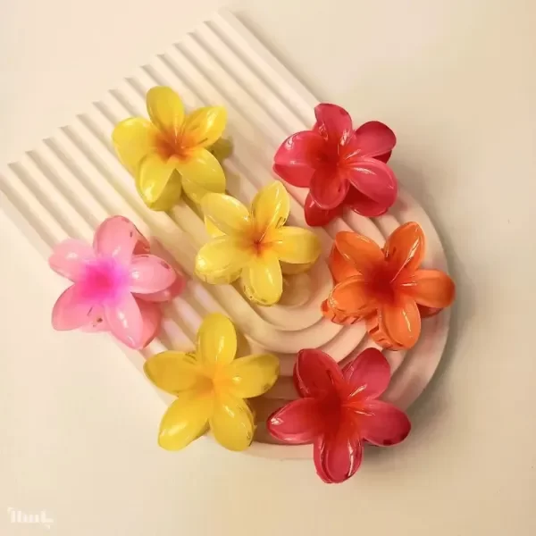 Producto - Hebilla flor kawaii 3 colores cada una