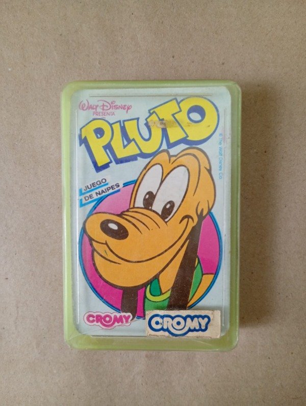 Producto - Pluto Walt Disney Juego de naipes - Cromy - Box plástico