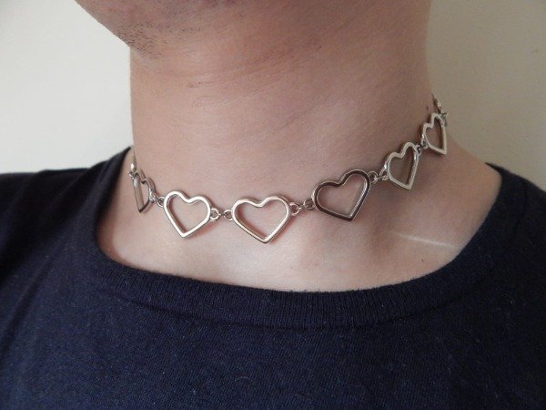 Producto - Choker dije corazónes