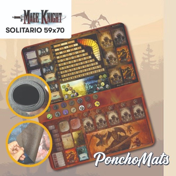 Producto - Playmat Solitario Mage Kinight Tapete 59x70