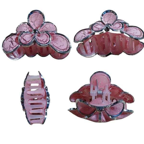 Producto - Broches Para Pelo Mujer Flor Agrietada S/metal X Unidad - 3