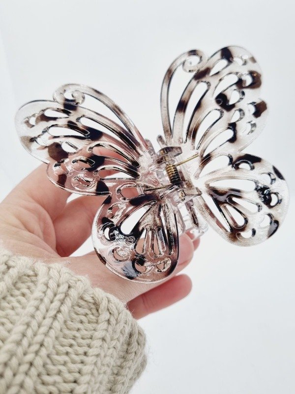 Producto - Broche plastico mariposa calad carey gde
