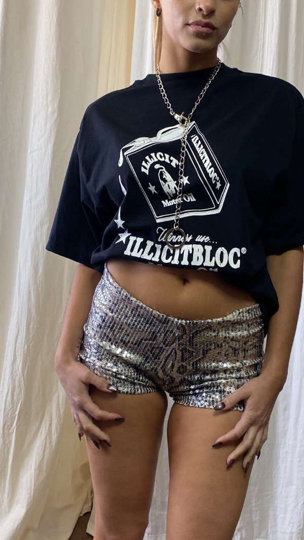 Producto - Short reptil lentejuelas