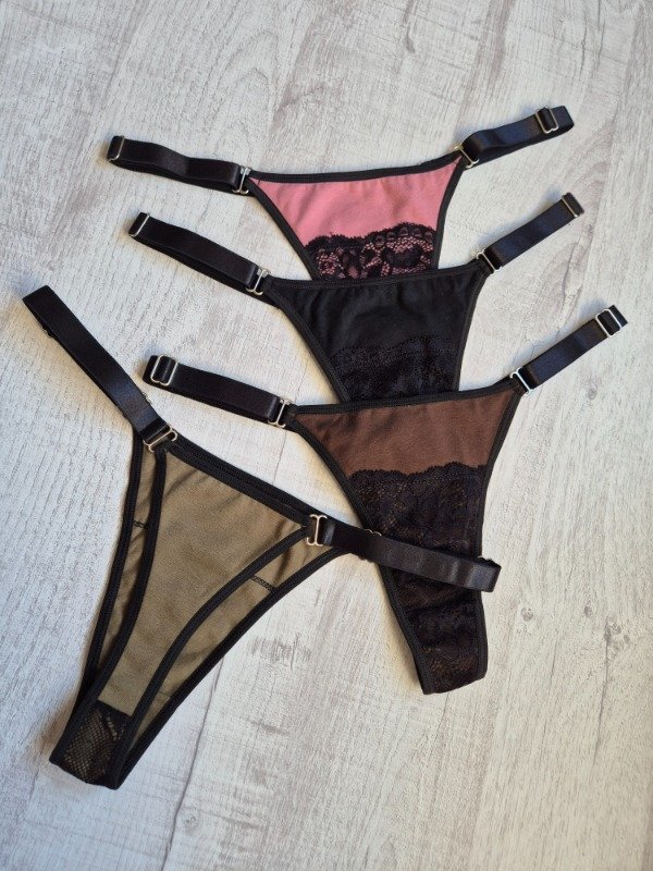 Producto - X2 DONNA Regulable ancha algodón/encaje (40/48) - 0