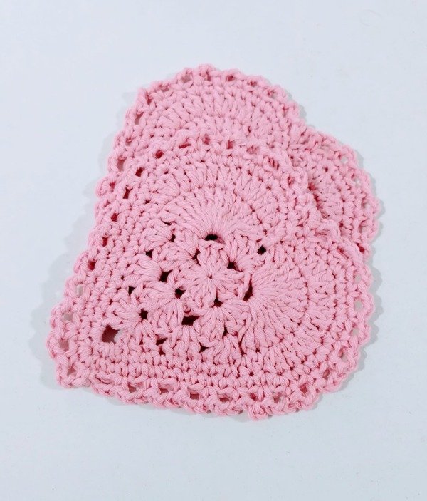 Producto - Posavasos Corazon set x2 rosa
