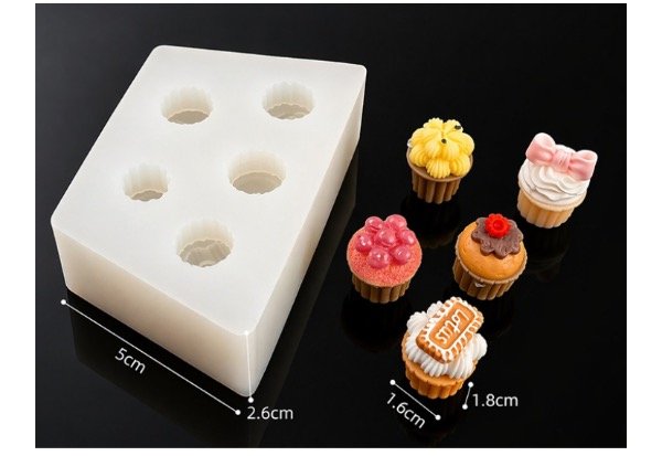 Producto - MOLDE SILICONA X5 MINI POSTRES