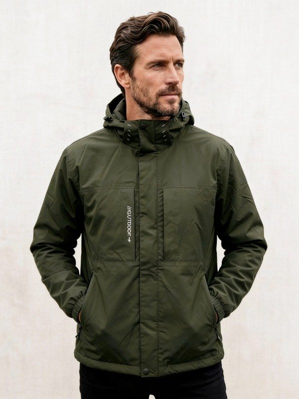 Producto - Campera Hombre ELT Impermeable 3En1 Outdoor Verde