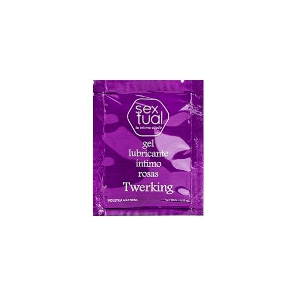 Producto - Gel lubricante natural en sachet anal Rosas x10ml  Sextual