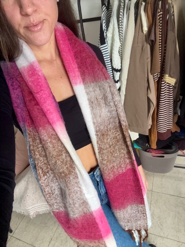 Producto - Bufandon nube a cuadros