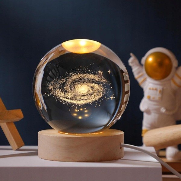 Producto - Lámpara de vidrio "Crystal Ball Night Light 3D"