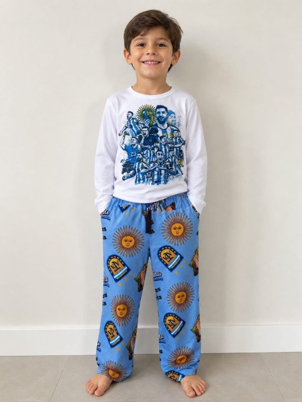 Producto - LINEA LUCIANA Pijamas de niños mangas largas