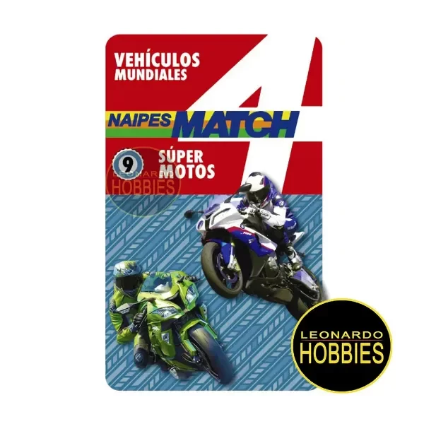 Producto - Cartas Retro Super Motos Match 4 Original