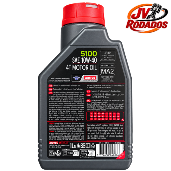 Producto - MOTUL 5100 10W-40 1L - 1