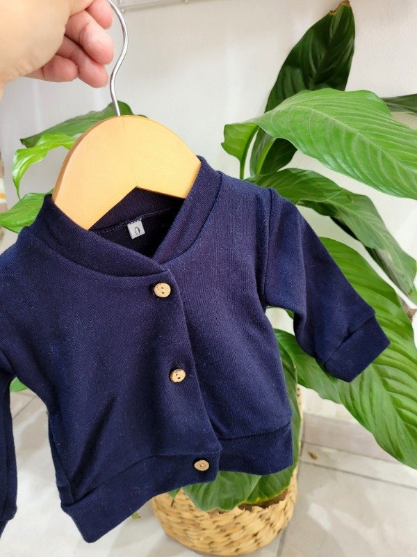 Producto - SACO INTERLOCK AZUL MARINO - transferencia 12.070