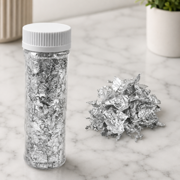 Producto - Pote de laminas plata 2gr