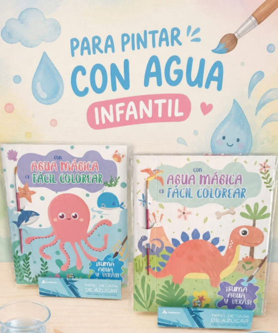 Producto - Con agua mágica es fácil colorear - Pl