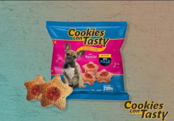 Producto - Galletas Cookies con tasty MIX POLLO 200GR