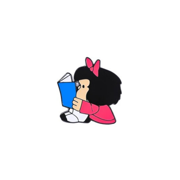 Producto - Pin Mafalda leyendo