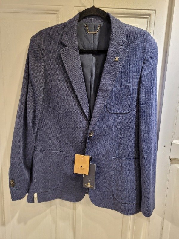 Producto - Saco WOLF AND HANK azul Nuevo Con etiqueta Talle M - PRECIO: 136X