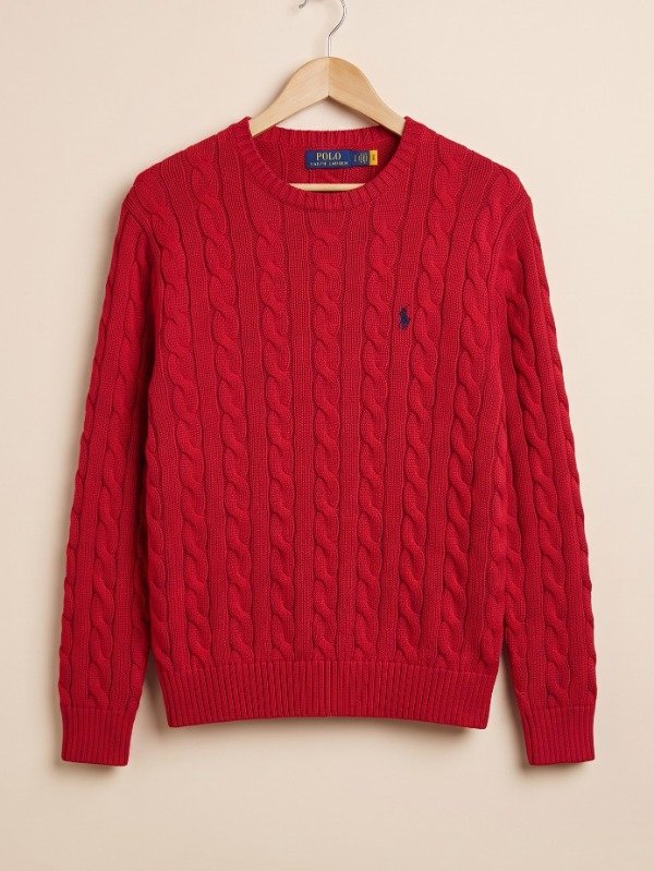 Producto - Sweater Trenzado Polo Ralph Lauren T. L - 0