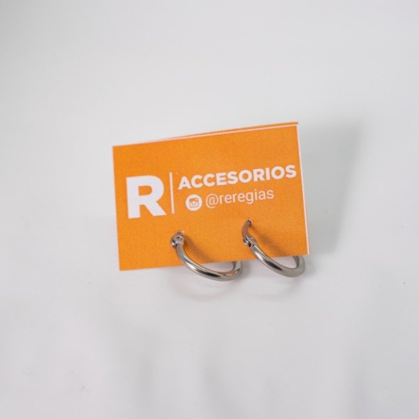 Producto - ARGOLLAS EN ACERO QUIRURGICO 1,5 CM